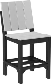 Urban Side Chair Counter Height Dove Gray Black