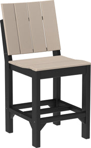 Urban Side Chair Counter Height Weatherwood Black