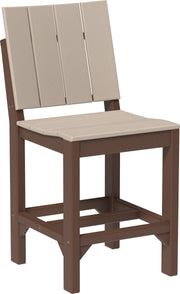 Urban Side Chair Counter Height Weatherwood Chestnut Brown