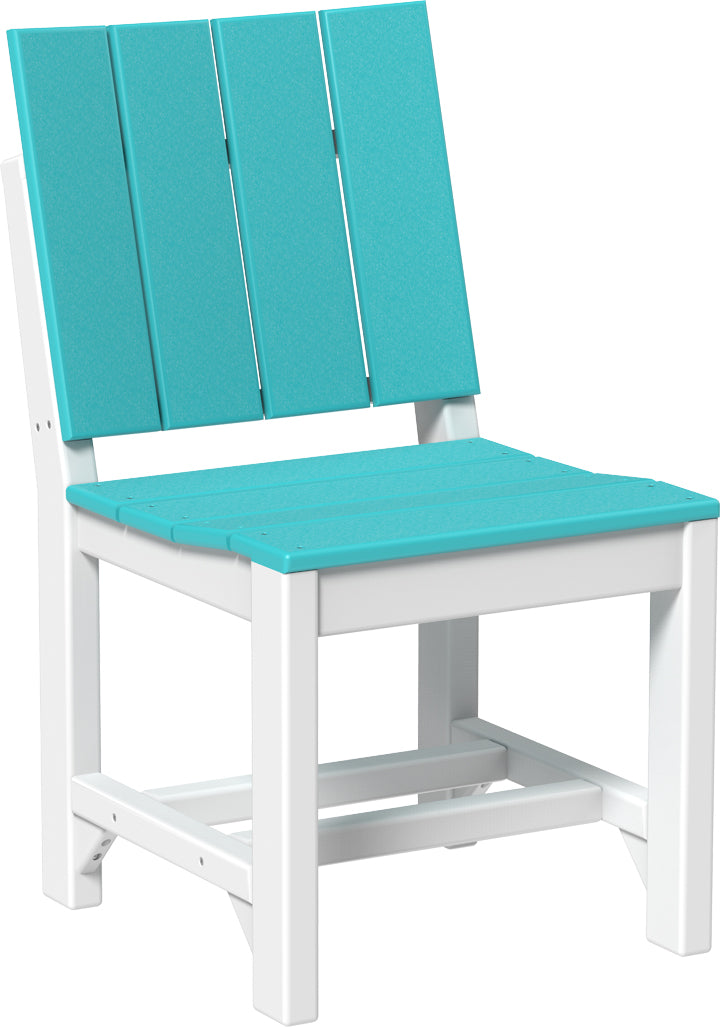 Urban Side Chair Dining Height Aruba Blue White