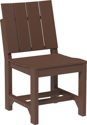 Urban Side Chair Dining Height Chestnut Brown