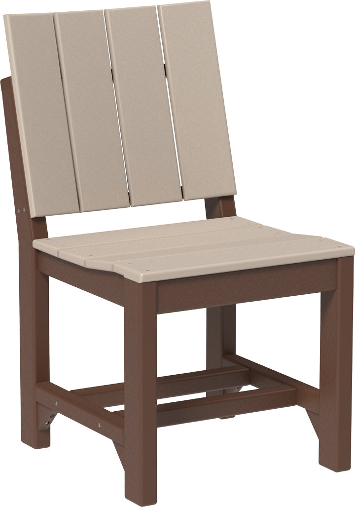 Urban Side Chair Dining Height Weatherwood Chestnut Brown