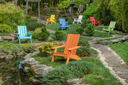 Urban Adirondack Chairs Tangerine Aruba Blue Blue Lime