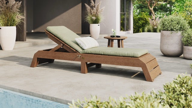 Urban Chaise Lounge Antique Mahogany 1
