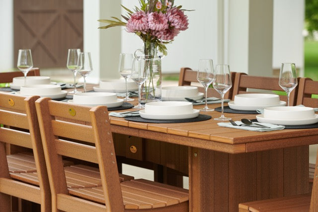 Urban Dining Table 3 x 8 Rectangular Set
