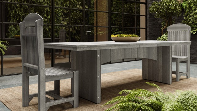 Urban Dining Table 3 x 8 Rectangular Set