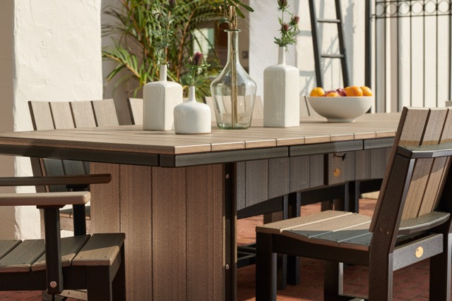 Urban Dining Table 4 x 10 Oval Set