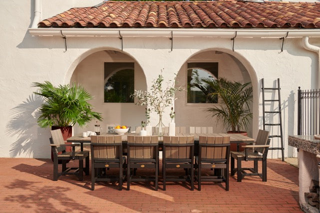 Urban Dining Table 4 x 10 Oval Set
