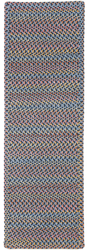 Woodstock Indigo braided indoor rug by Rhody Rug