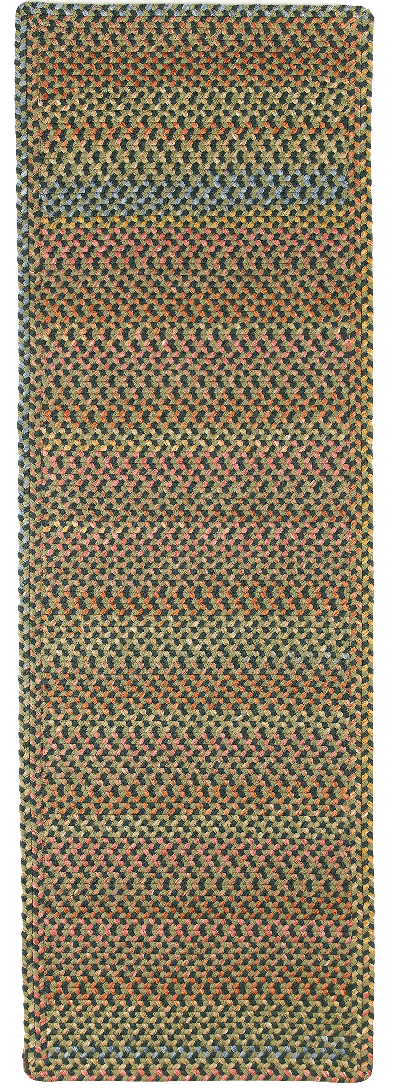 Woodstock Forest braided indoor rug by Rhody Rug