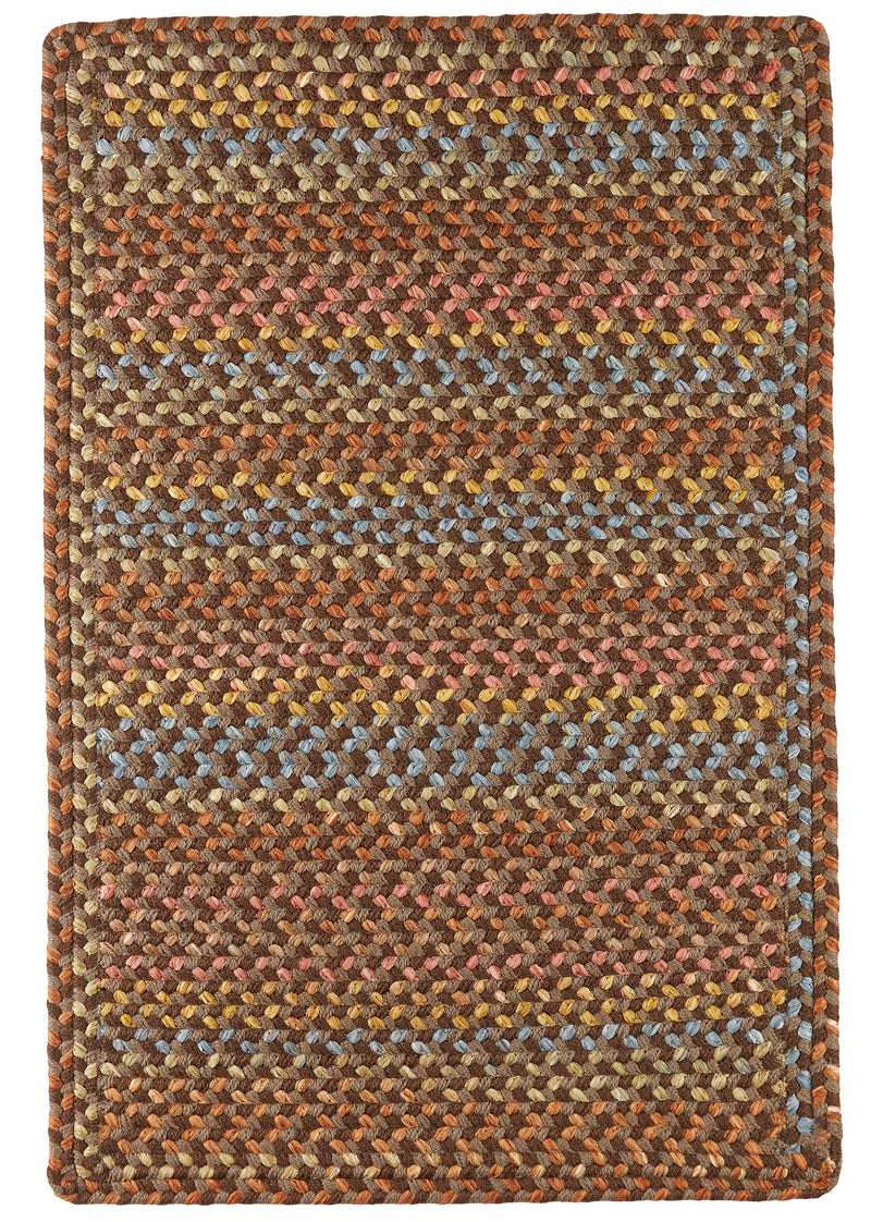 Woodstock Hickory braided indoor rug by Rhody Rug