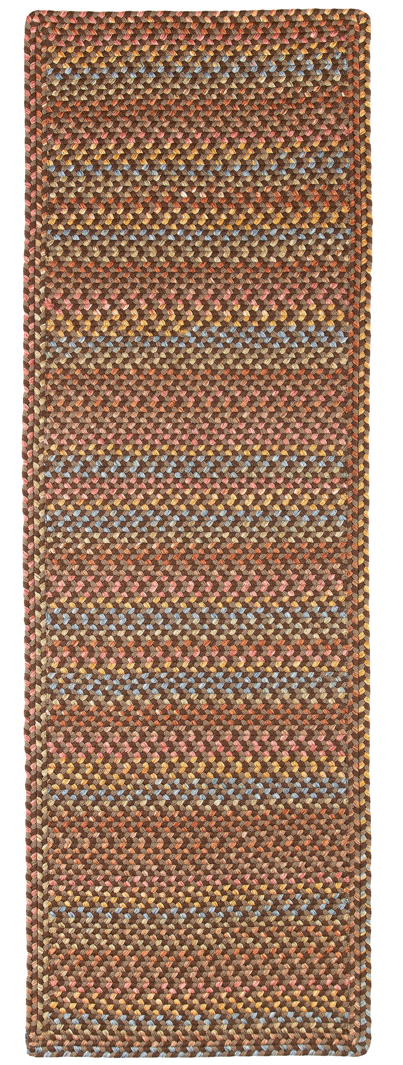 Woodstock Hickory braided indoor rug by Rhody Rug