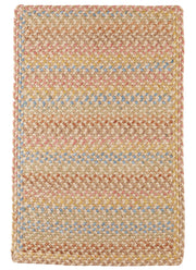 Woodstock Khaki braided indoor rug by Rhody Rug