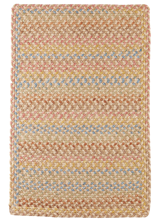 Woodstock Khaki braided indoor rug by Rhody Rug