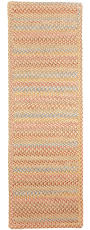 Woodstock Khaki braided indoor rug by Rhody Rug