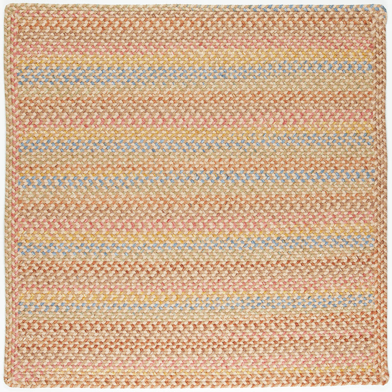 Woodstock Khaki braided indoor rug by Rhody Rug