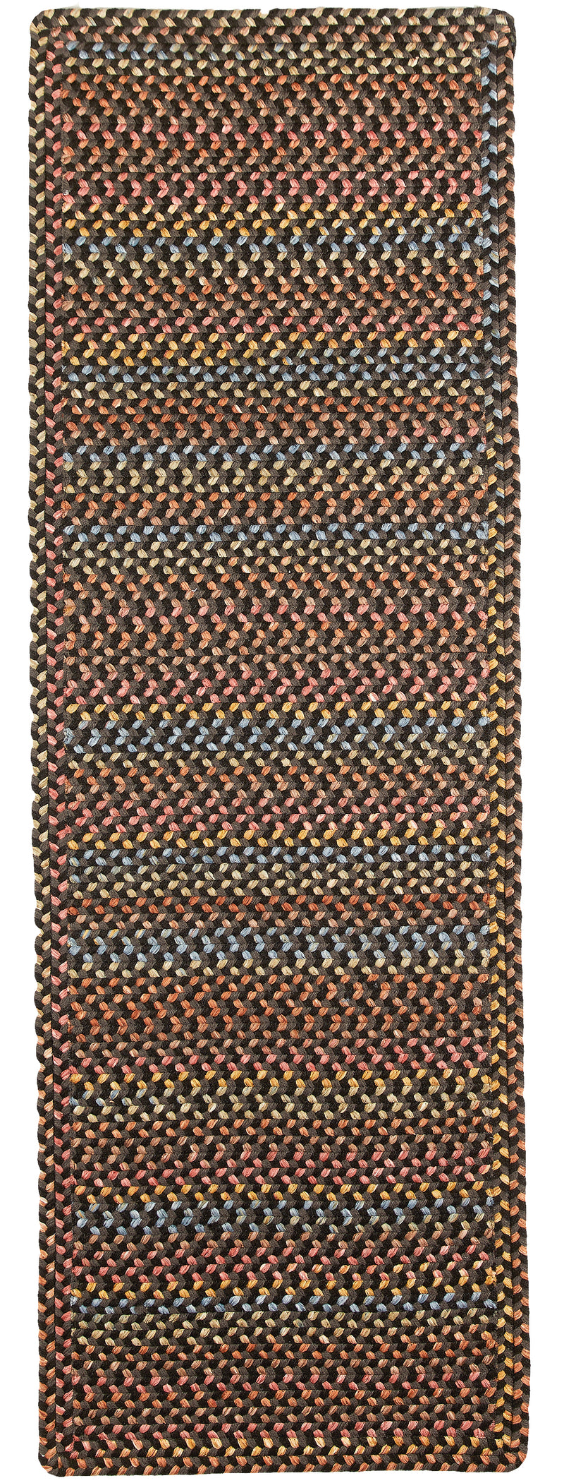 Woodstock Onyx braided indoor rug by Rhody Rug
