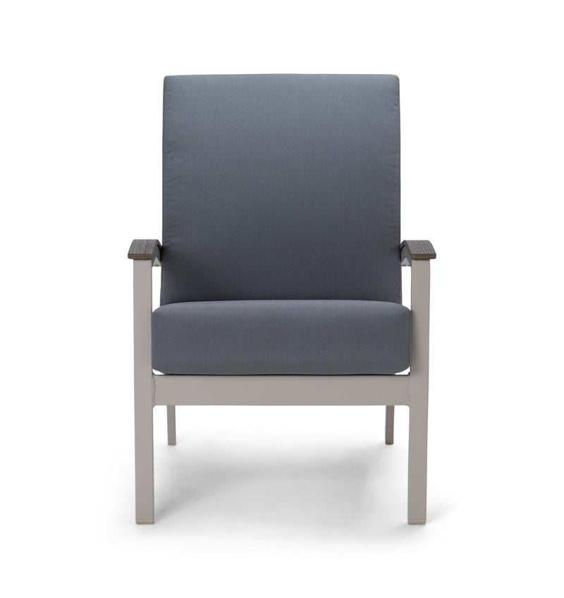Telescope Bazza Deep Seat Arm Chair with Sunbrella Cushions