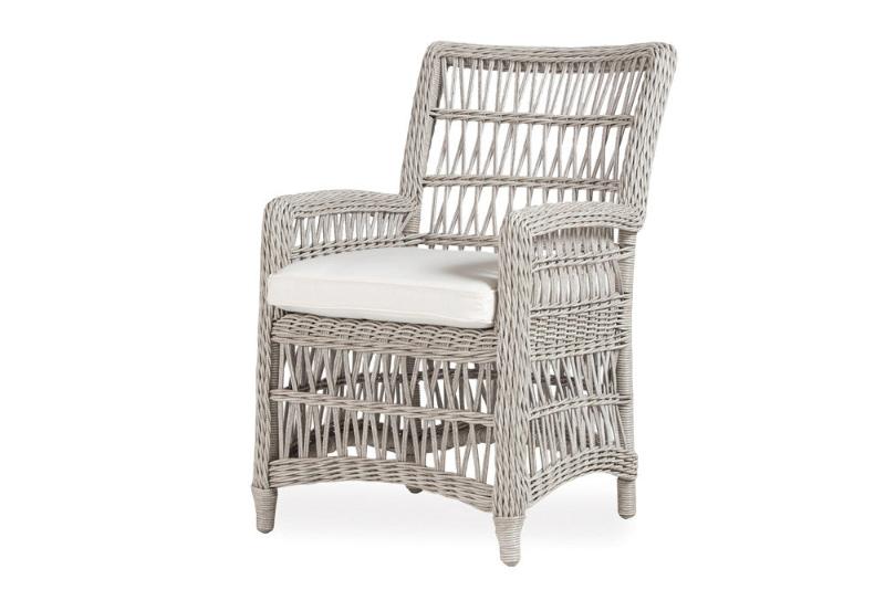 Lloyd Flanders Mackinac 5-Piece Woven Vinyl Round Dining Set