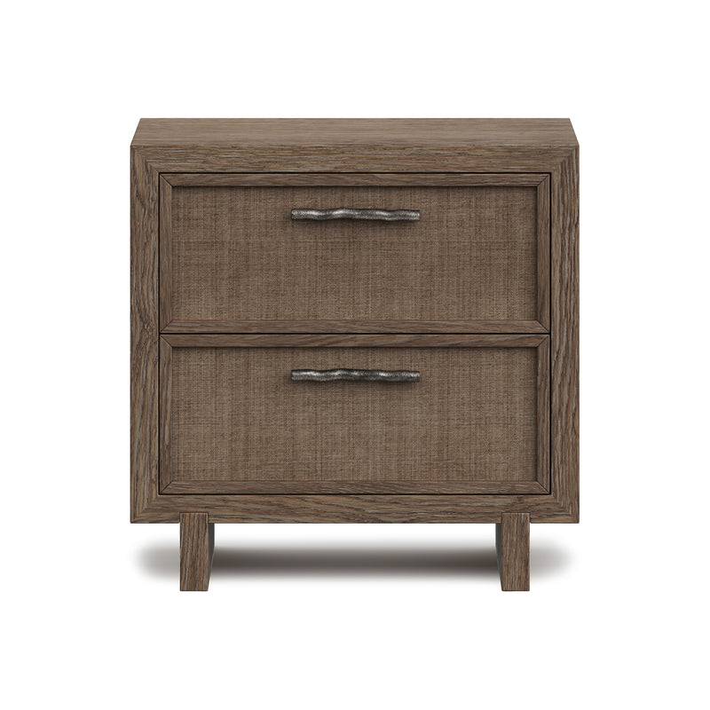 Bernhardt Casa Paros Nightstand with Woven Drawer Front