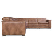 Bernhardt Lioni Leather 4-Piece Power Motion Sectional