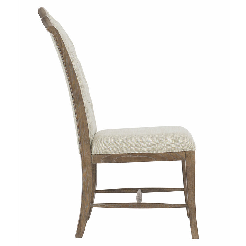 Bernhardt Rustic Patina Side Chair in Peppercorn Finish