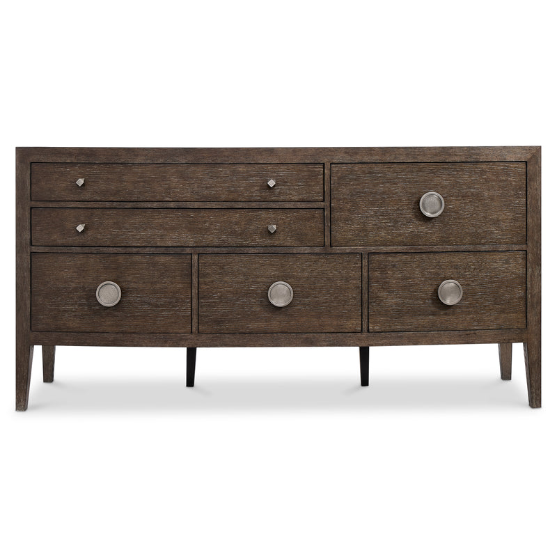 Bernhardt Cerused Charcoal Linea Dresser
