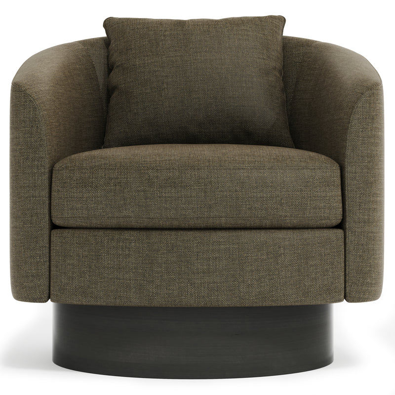 Bernhardt Camino Swivel Chair - Base in Dusk Finish