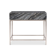 Bernhardt Linea Black Marble Nightstand