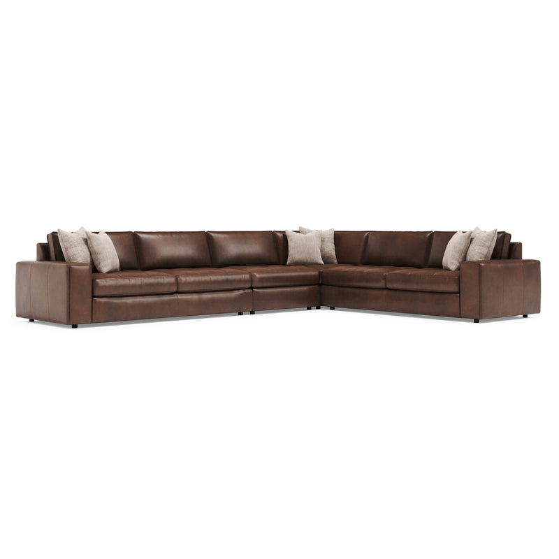 Bernhardt Nest 4-Piece Leather Sectional