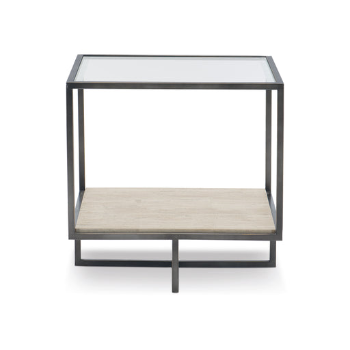 Bernhardt Harlow Metal Square End Table