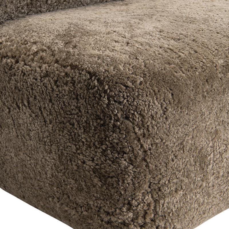 Bernhardt Paley Shearling Swivel Chair