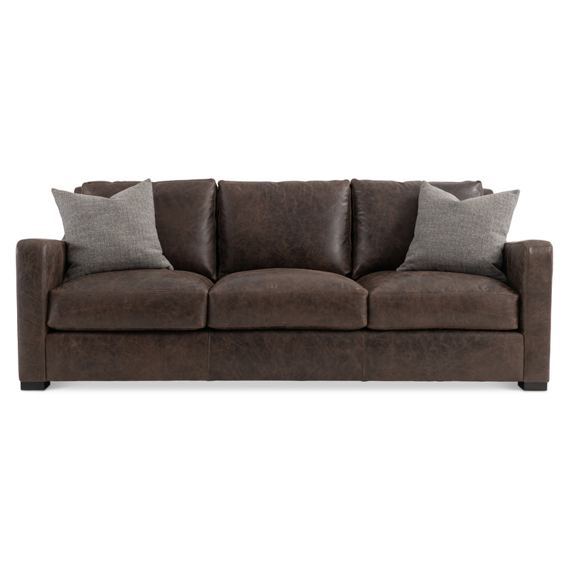 Bernhardt Ventura Leather Sofa