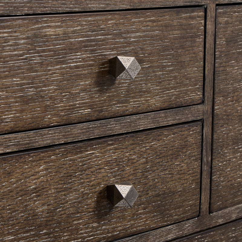 Bernhardt Cerused Charcoal Linea Dresser