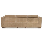 Bernhardt Nest Leather Power Motion Sofa
