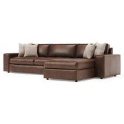 Bernhardt Nest 2-Piece Leather Sectional