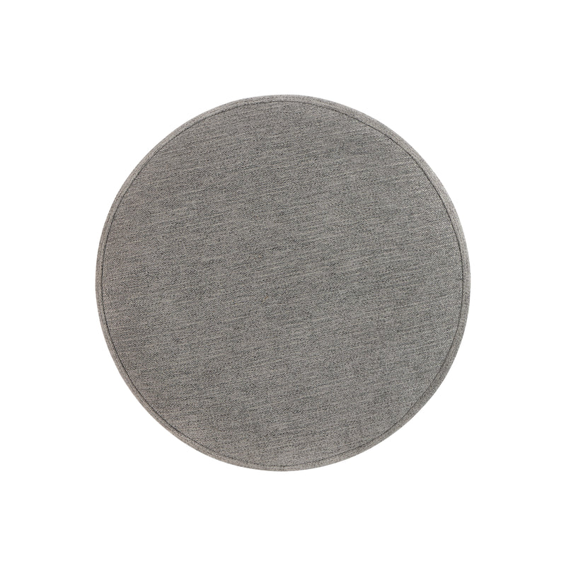 Bernhardt Linea Cerused Charcoal Round Bench
