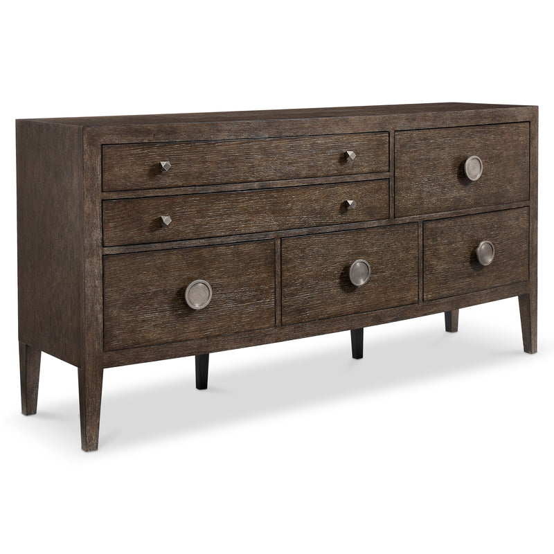 Bernhardt Cerused Charcoal Linea Dresser