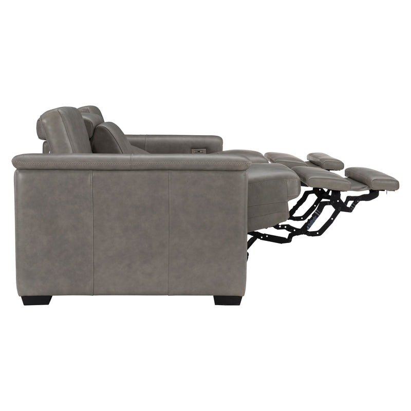 Bernhardt Lioni Leather Power Motion Sofa