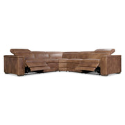Bernhardt Lioni Leather 3-Piece Power Motion Sectional