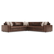 Bernhardt Nest 3-Piece Leather Sectional