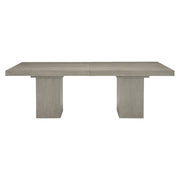 Bernhardt Linea 9-Piece Dining Set in Cerused Greige
