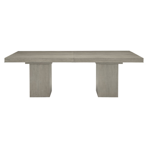 Bernhardt Linea Rectangular Dining Table in Cerused Greige