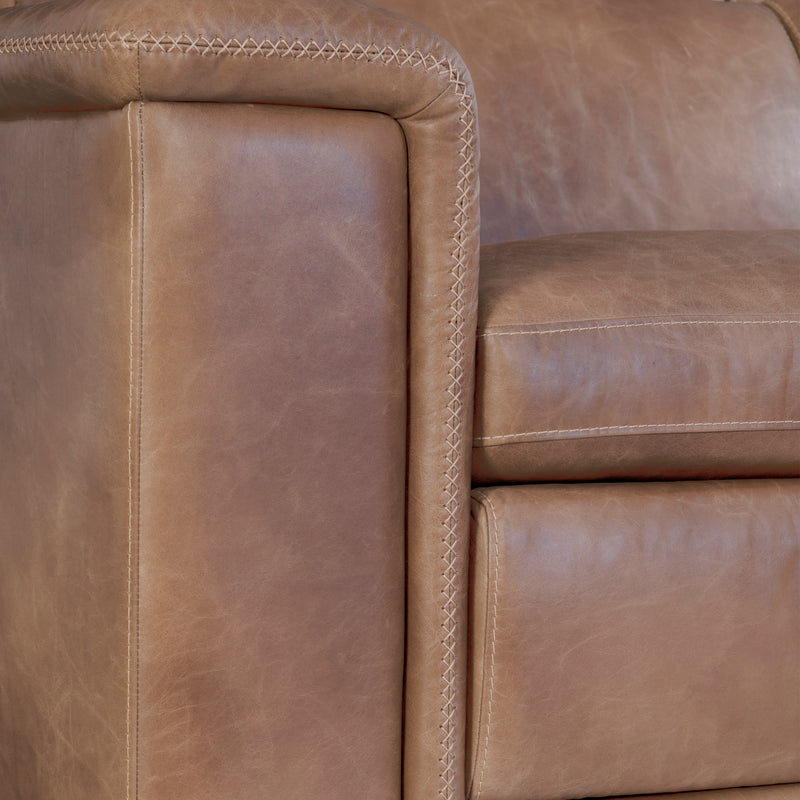 Bernhardt Lioni Leather 4-Piece Power Motion Sectional