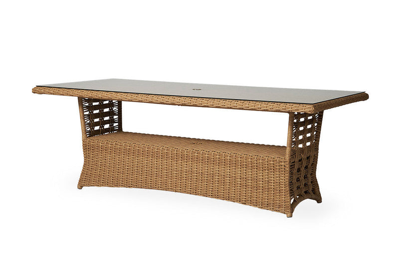 Lloyd Flanders Magnolia Woven Vinyl 9-Piece Dining Set