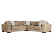 Bernhardt Lars Leather 3-Piece Sectional
