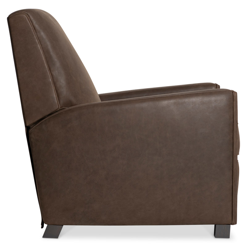 Bernhardt Bastille Leather Recliner, Brown