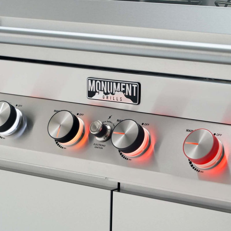 Monument Grills Denali 605Pro | Stainless Smart Propane Gas Grill