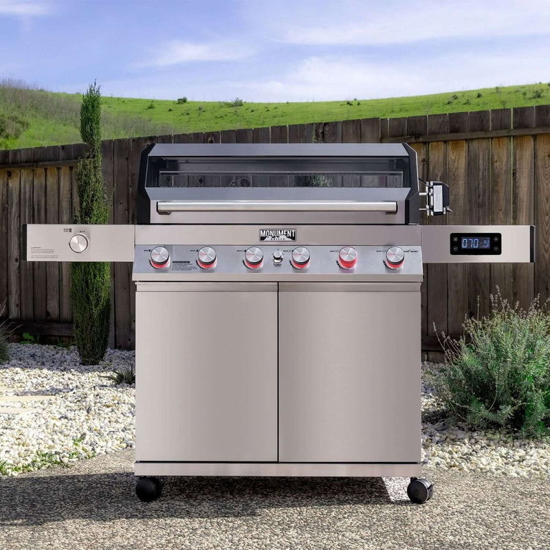 Monument Grills Denali 605Pro | Stainless Smart Propane Gas Grill
