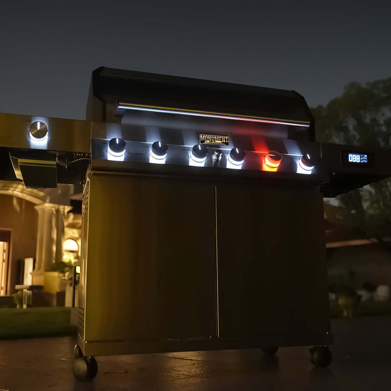 Monument Grills Denali 605Pro | Stainless Smart Propane Gas Grill